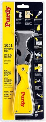 Purdy 10 in 1 Folding Painters Multi Tool Stainless Steel Scraper Putty Knife Hammerhead