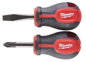 Milwavkee 4932471810 Tri-Lobe Stubby Screwdriver  Set 2Pce