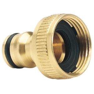 Draper Brass Garden Hose Tap Connector 3/4"