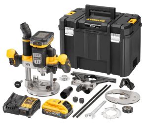DeWalt DCW620H2 1/2in Plunge Router 18V 2 x 5.0Ah POWERSTACK™ Li-ion