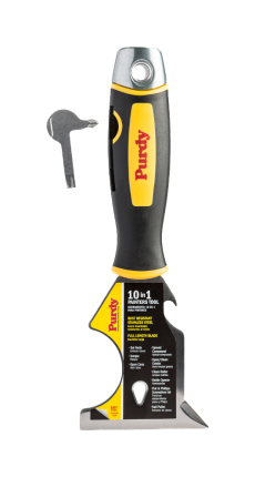 Purdy 10 in 1 Painters Multi Tool Stainless Steel Scraper Putty Knife Hammerhead Nail Set