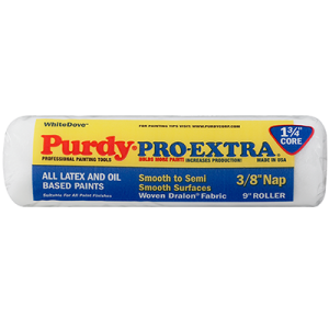  Purdy Pro-Extra White Dove Paint Roller Sleeves 9" Core 1 3"/4